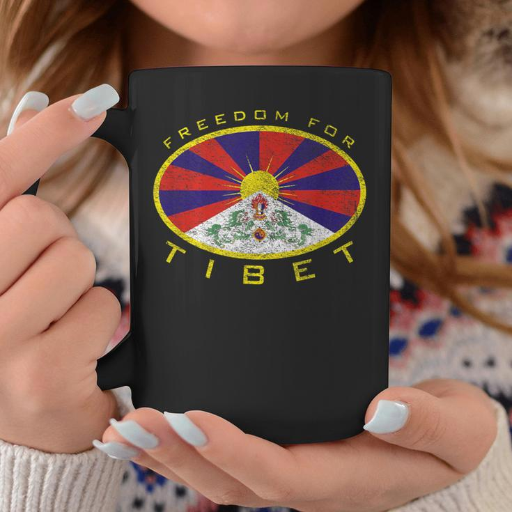 Freedom For Tibet Flag Oval Coffee Mug Unique Gifts