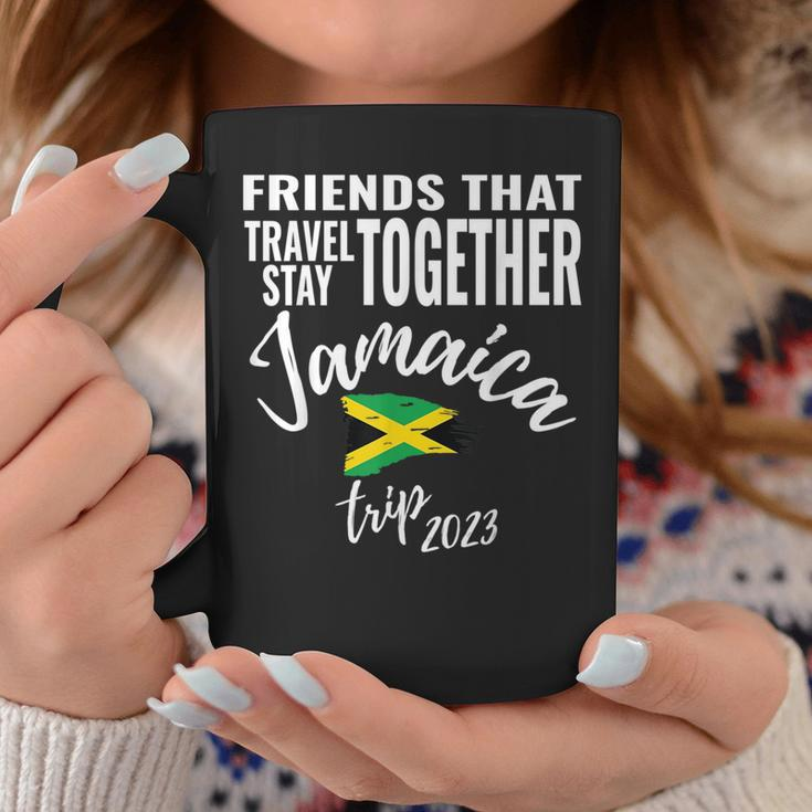 Friends That Travel Together Jamaica Girls Trip 2023 Group Coffee Mug Unique Gifts