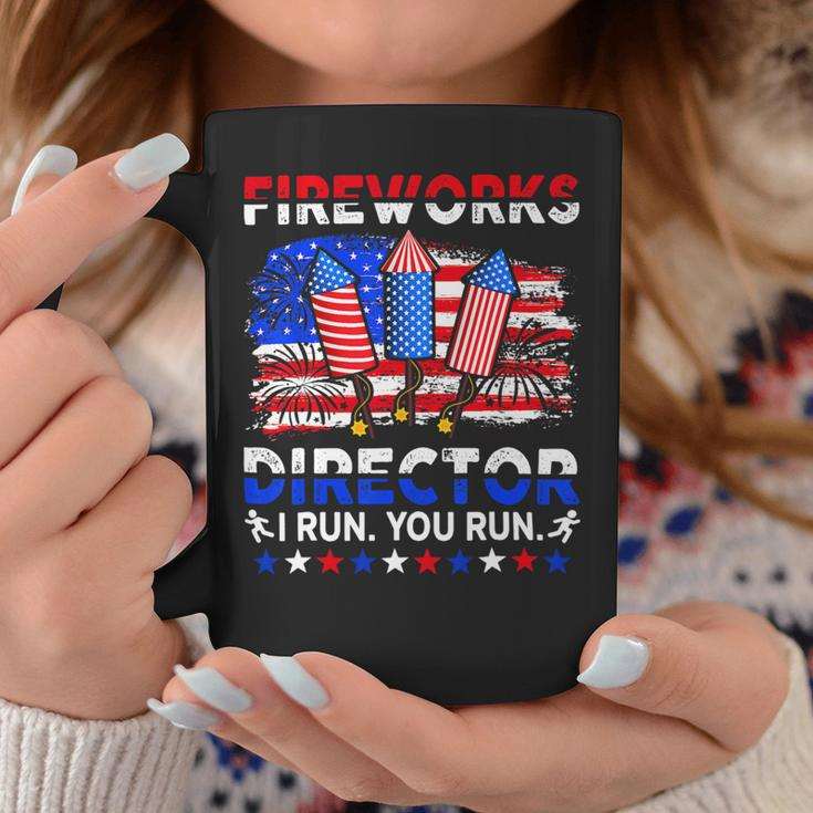 Funny 4Th Of July Shirts Fireworks Director If I Run You Run 1 Coffee Mug Unique Gifts