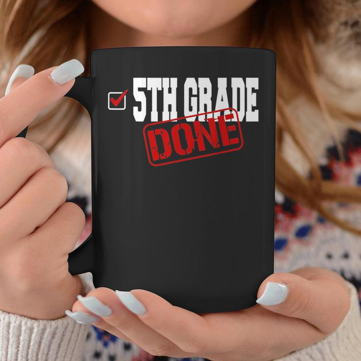 Funny 5Th Grade Done End Of Year - Last Day Of School Youth Coffee Mug Unique Gifts