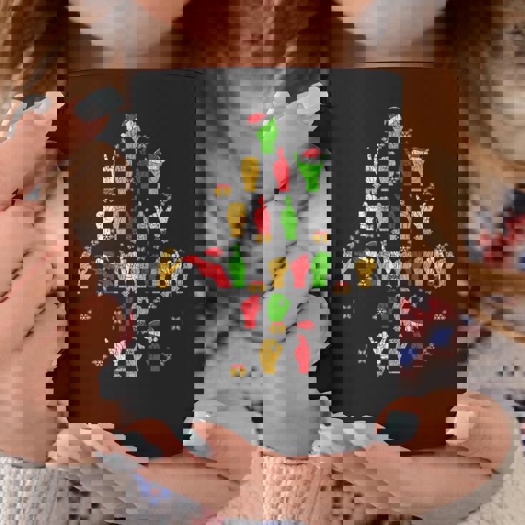 Asl Christmas American Sign Language Coffee Mug Unique Gifts