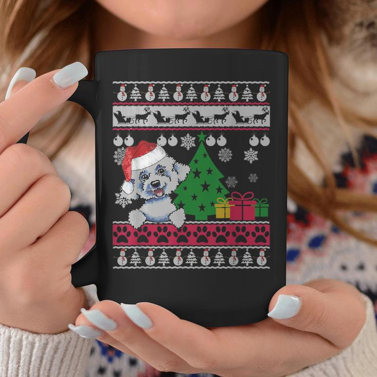 Bichon Frise Christmas Ugly Sweater Dog Lover Xmas Coffee Mug Funny Gifts
