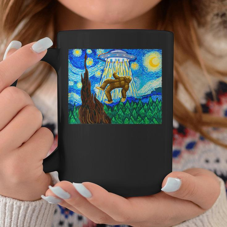 Bigfoot Bigfoot Starry Night Sasquatch Bigfoot Coffee Mug Personalized Gifts