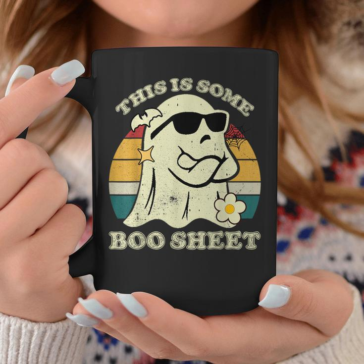 This Is Some Boo Sheet Halloween Boo Ghost Costume Coffee Mug Unique Gifts