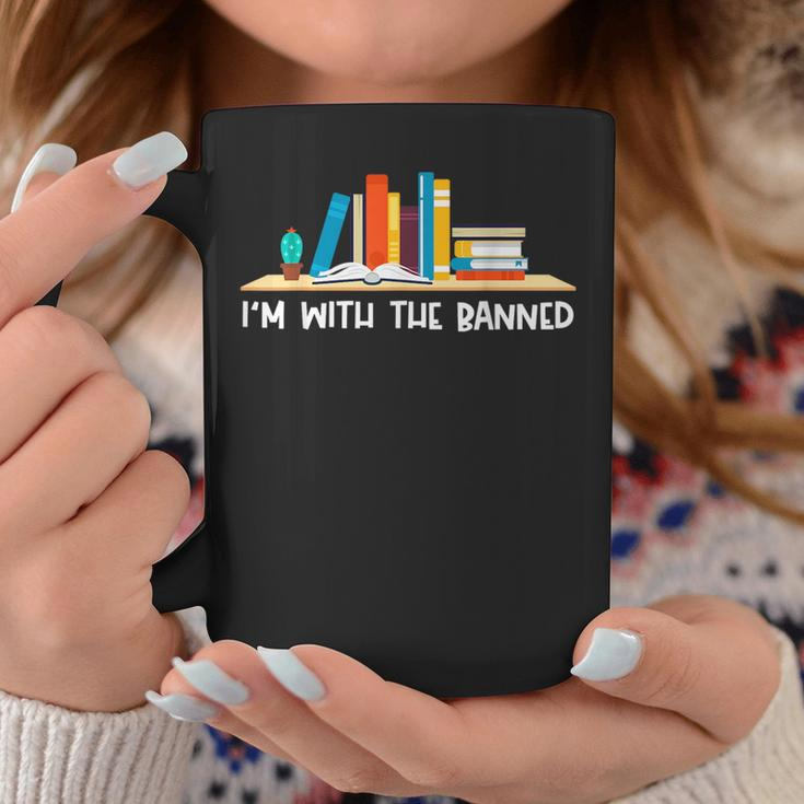 Funny Books Lovers Im With The Books Bookshelf Hilarious Coffee Mug Unique Gifts