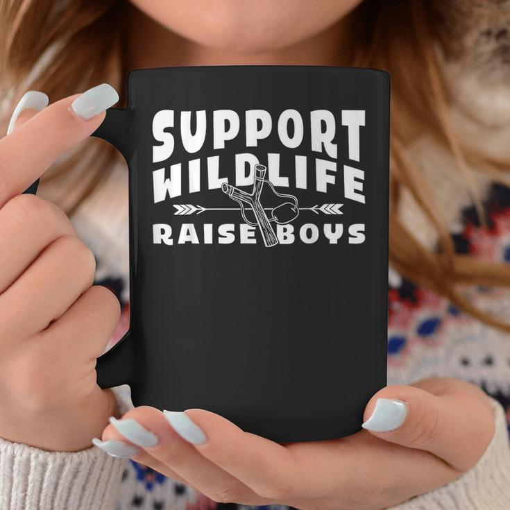Funny Boy Dad Mom Parent Support Wildlife Raise Boys Coffee Mug Unique Gifts