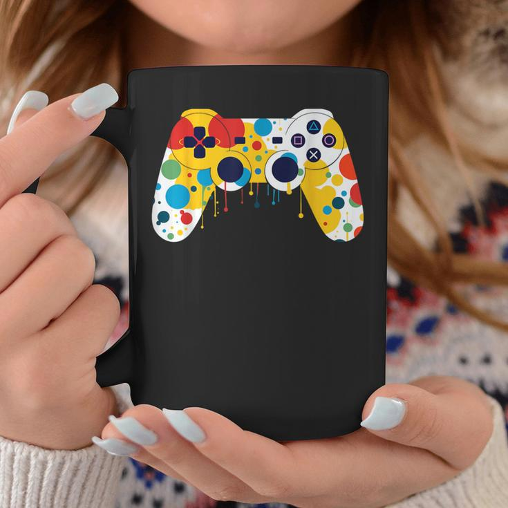Colourful Polka Dot International Dot Day Video Game Coffee Mug Unique Gifts