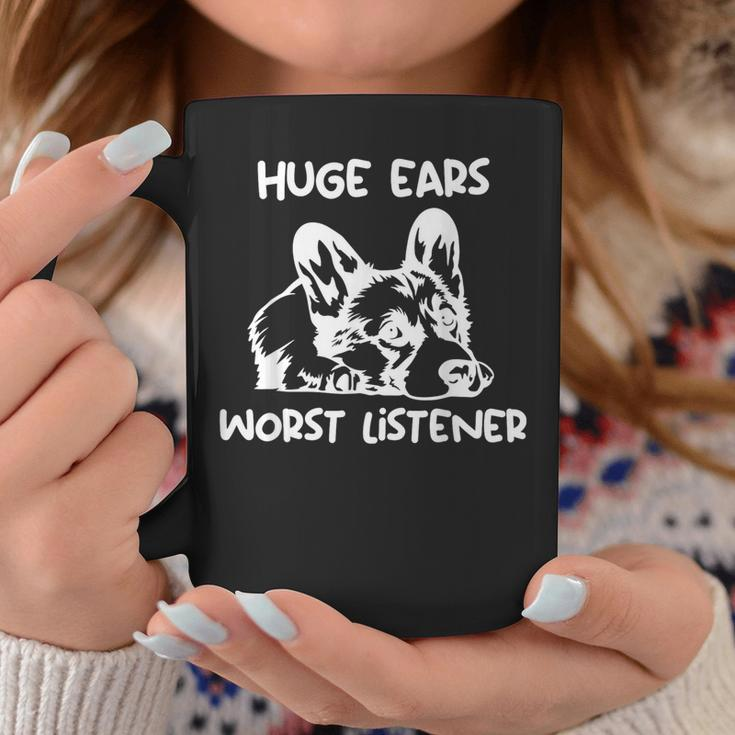 Corgi Huge Ears Worst Listener Coffee Mug Unique Gifts