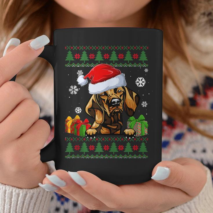 Dog Lovers Vizsla Santa Hat Ugly Christmas Sweater Coffee Mug Unique Gifts