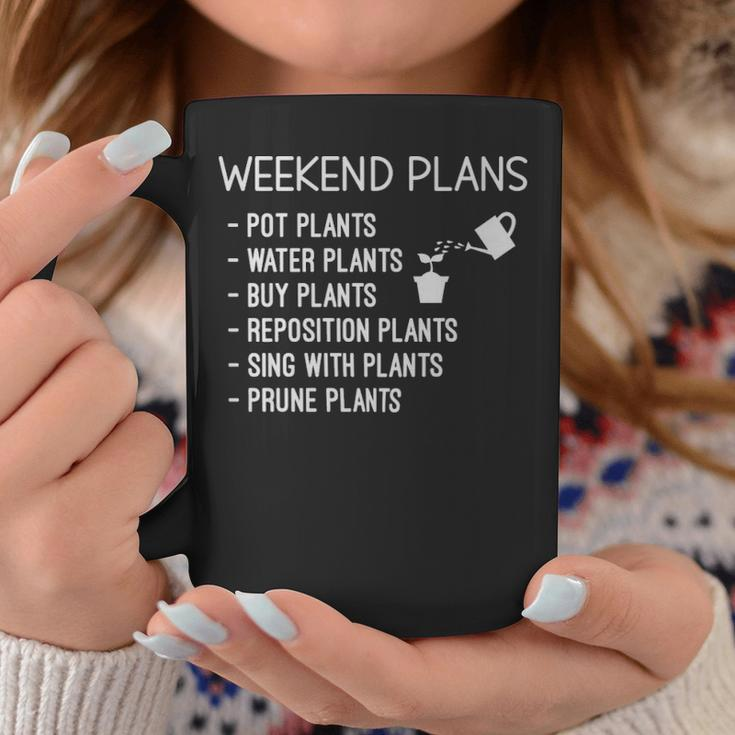Funny Gift For Plant Lover Weekend Plans Sayings - Funny Gift For Plant Lover Weekend Plans Sayings Coffee Mug Unique Gifts