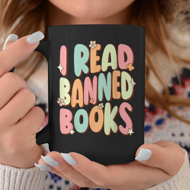 Funny Librarian Freedom Reader Grunge I Read Banned Books Coffee Mug Funny Gifts
