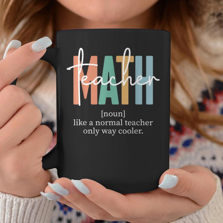 Funny Math Teacher Definition For Women & Men Coffee Mug Unique Gifts