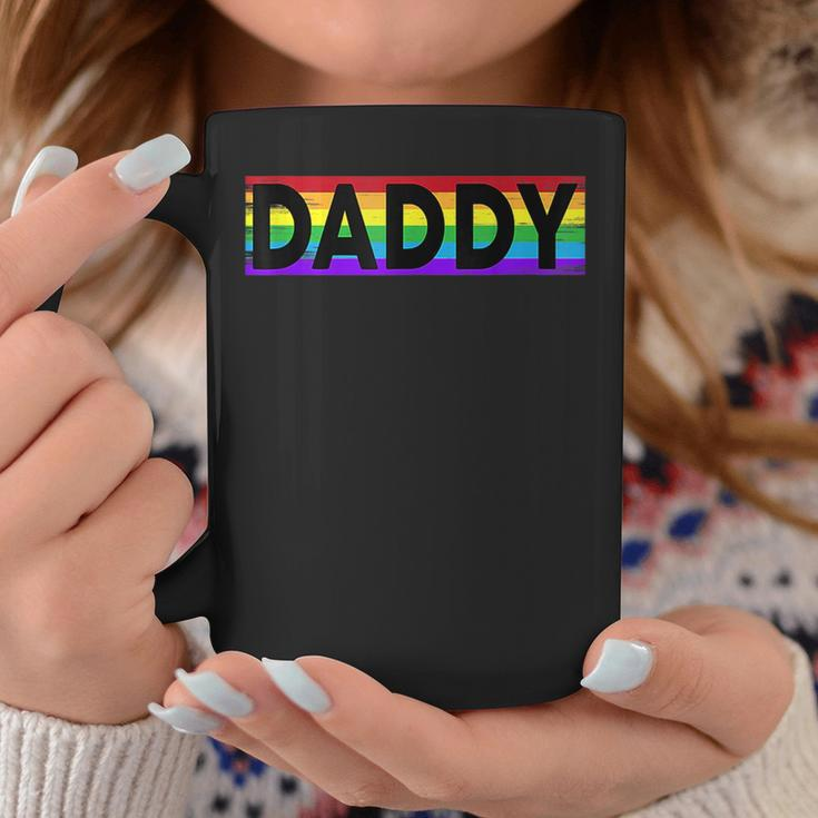 Funny Pride Daddy Proud Gay Lesbian Lgbt Gift Fathers Day Coffee Mug Funny Gifts