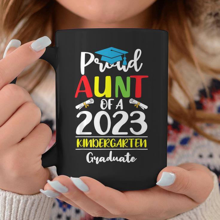 Funny Proud Aunt Of A Class Of 2023 Kindergarten Graduate Coffee Mug Unique Gifts