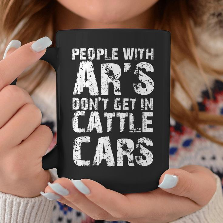 Funny Sarcastic People With Ars Dont Get In Cattle Cars Coffee Mug Unique Gifts