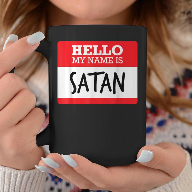 Simple Hello My Name Is Satan CostumeCoffee Mug Unique Gifts