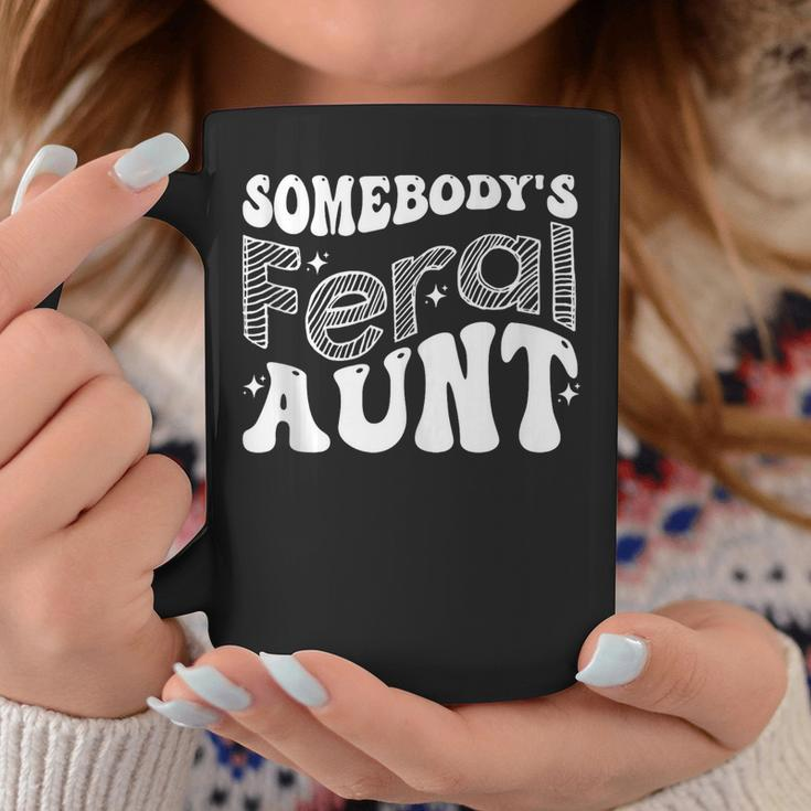 Funny Somebodys Feral Aunt Groovy For Mom Mothers Day Gifts For Mom Funny Gifts Coffee Mug Unique Gifts
