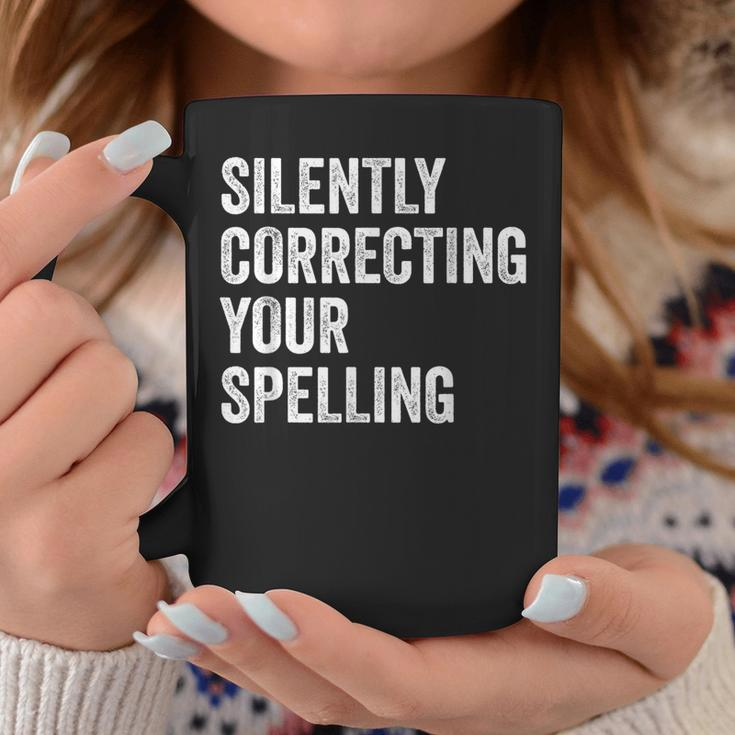 Spelling Whiz Sarcastic Orthographer Spelling Sarcasm Coffee Mug Unique Gifts