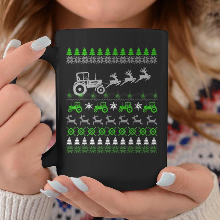 Tractor Farmer Ugly Christmas Sweaters Coffee Mug Unique Gifts