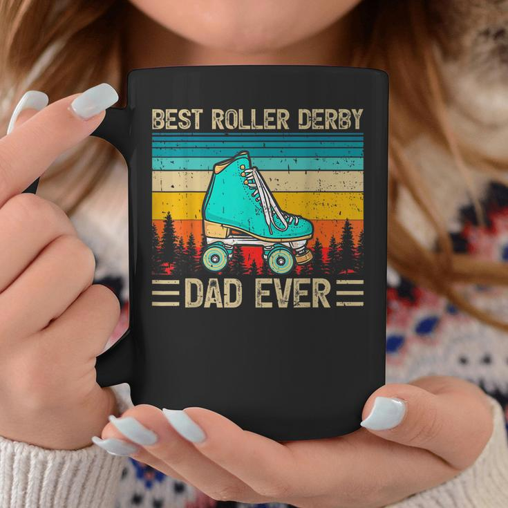 Funny Vintage Retro Best Roller Derby Dad Ever Fathers Day Gift For Mens Gift For Women Coffee Mug Unique Gifts