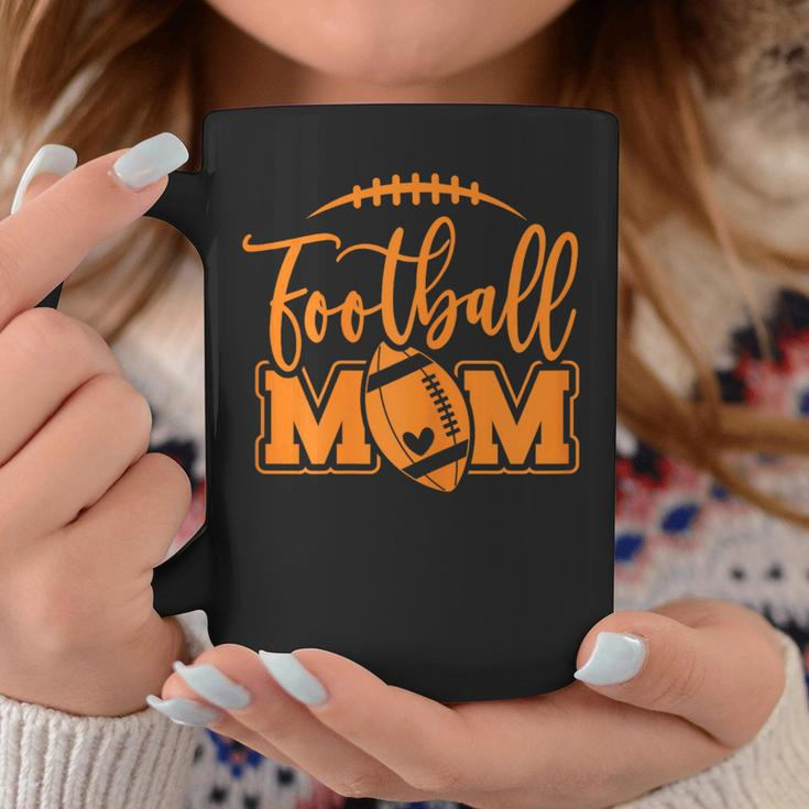 Game Day Black And Orange High School Football Football Mom Coffee Mug Funny Gifts