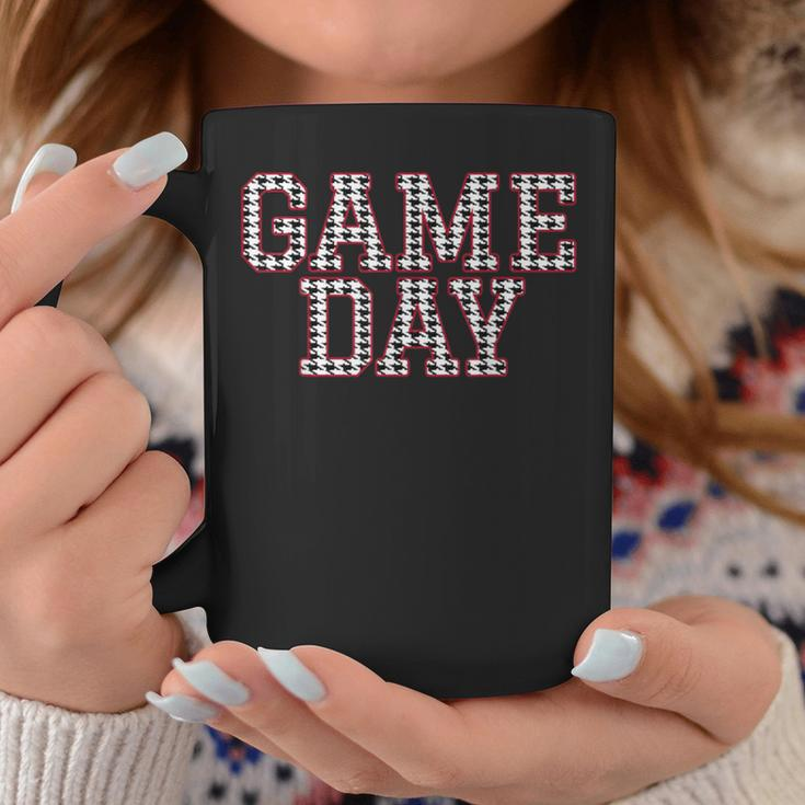 Game Day Houndstooth Alabama Football Fans Coffee Mug Unique Gifts