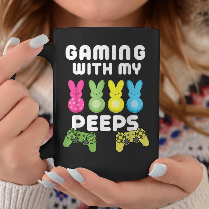Gaming With My Peeps Easter Gamer Video Game Lover Coffee Mug Unique Gifts
