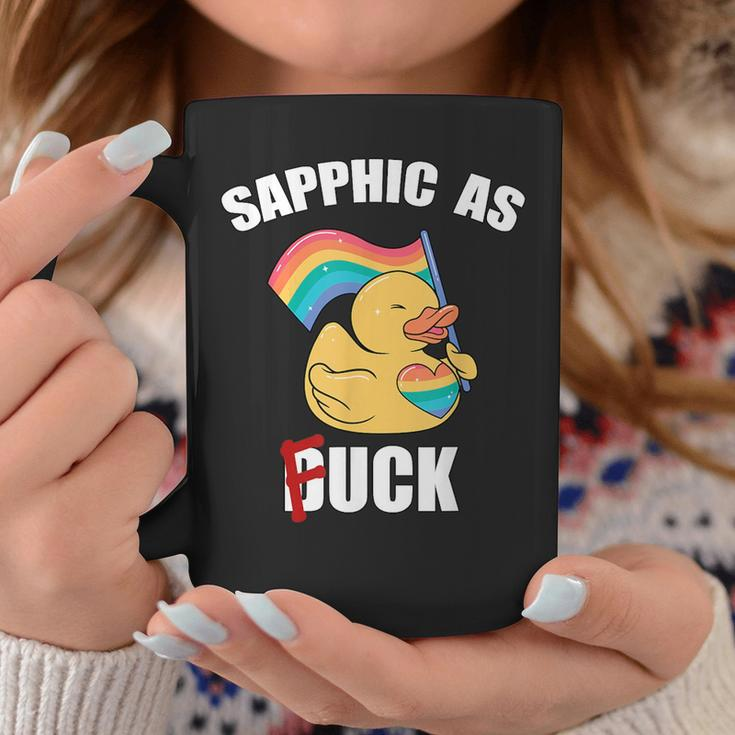 Gay Af Sapphic As Fuck Women Men Lgbt Pride Equality Lesbian Coffee Mug Unique Gifts