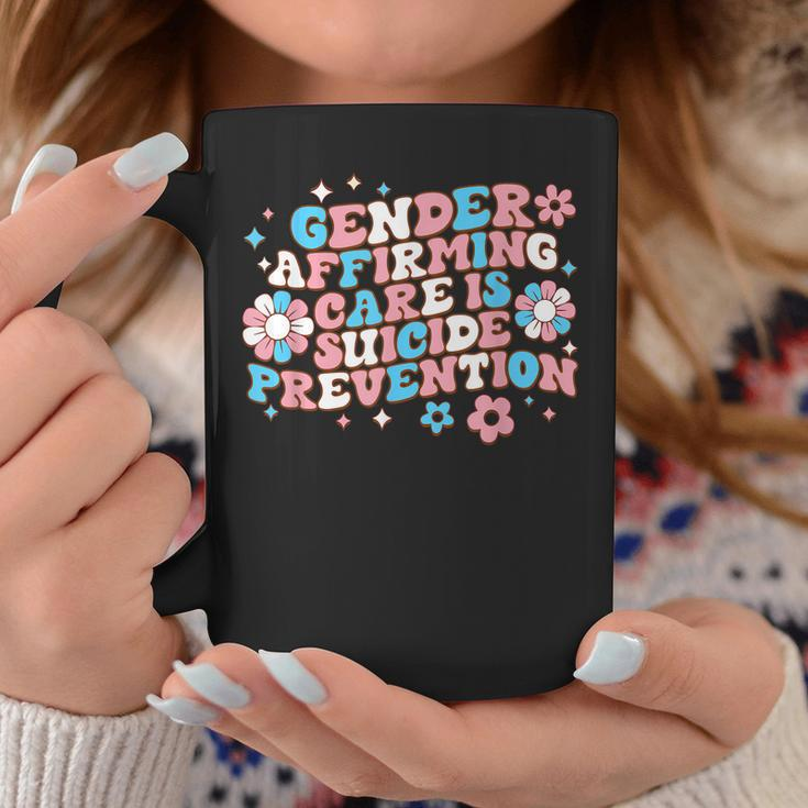 Gender Affirming Care Is Suicide Prevention Trans Rights Coffee Mug Unique Gifts