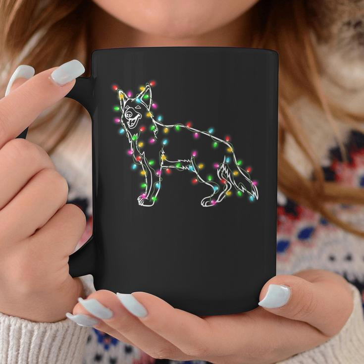 German Shepherd Dog Tree Christmas Sweater Xmas Dogs Coffee Mug Personalized Gifts