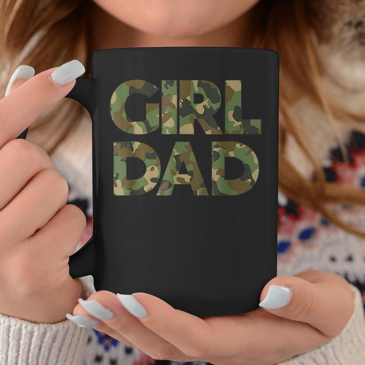 Girl Dad Men Proud Father Of Girls Fathers Day Camo Coffee Mug Unique Gifts