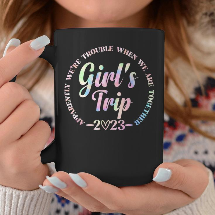 Girls Trip 2023 Apparently Are Trouble When We Are Together Coffee Mug Funny Gifts