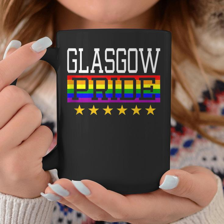 Glasgow Pride Gay Lesbian Queer Lgbt Rainbow Flag Scotland Coffee Mug Unique Gifts