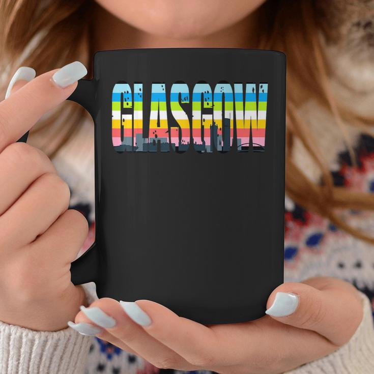 Glasgow Queer Flag Pride Support City Coffee Mug Unique Gifts