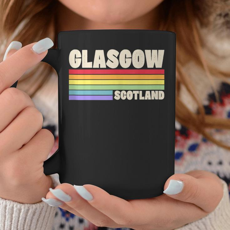 Glasgow Scotland United Kingdom Rainbow Gay Pride Merch Coffee Mug Unique Gifts