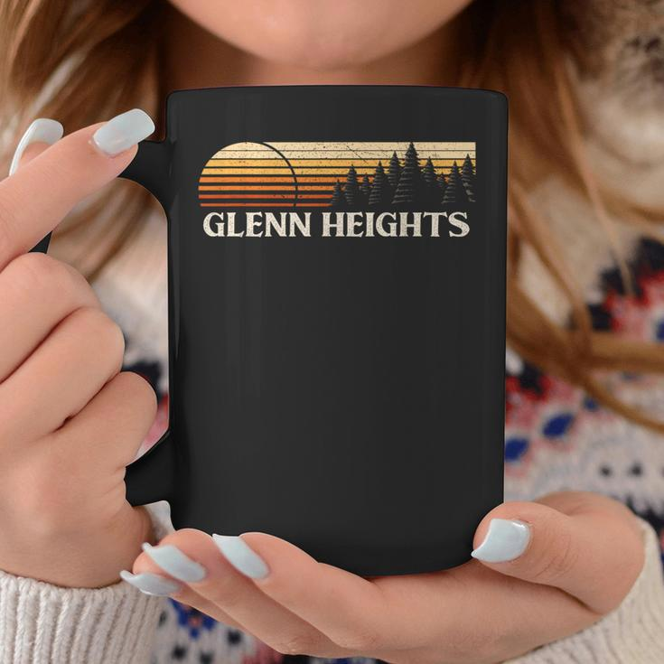 Glenn Heights Md Vintage Evergreen Sunset Eighties Retro Coffee Mug Unique Gifts