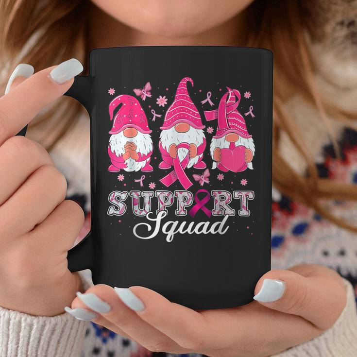 Gnome Support Squad Breast Cancer Awareness Gnomies Coffee Mug Unique Gifts