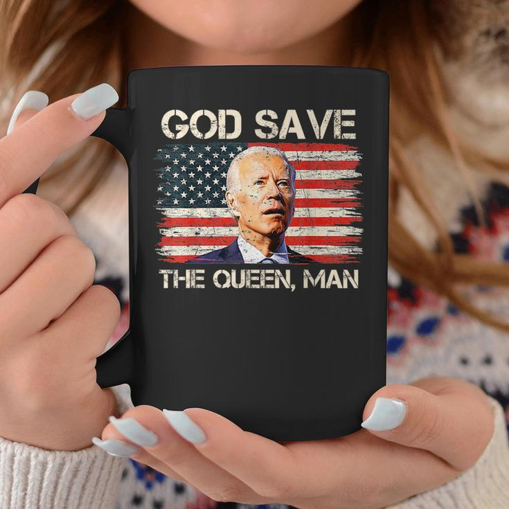 God Save The Queen Man Funny Joe Biden Coffee Mug Unique Gifts