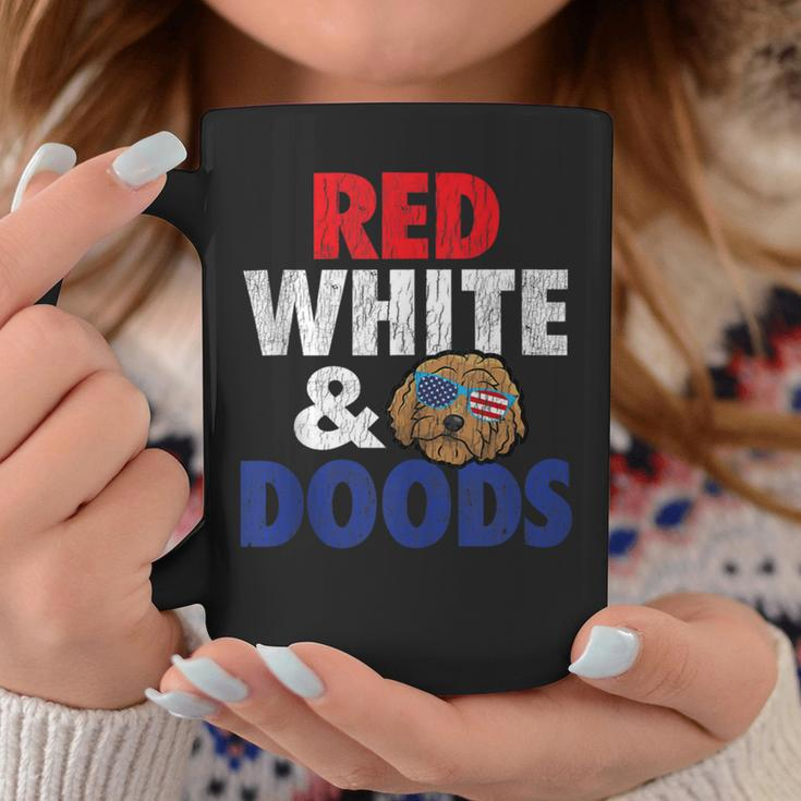 Goldendoodle Mom Dad 4Th Of July Doodle Coffee Mug Unique Gifts