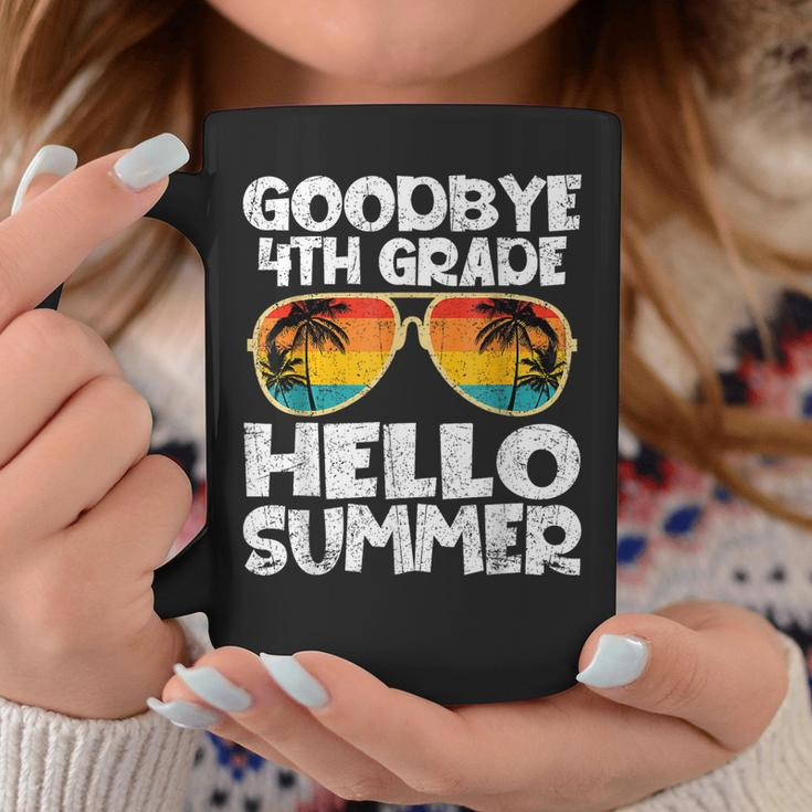 Goodbye 4Th Grade Hello Summer Sunglasses Last Day Of School Coffee Mug Unique Gifts