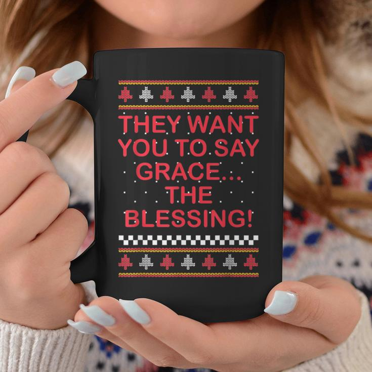 Grace The Blessing Ugly Christmas Sweaters Coffee Mug Unique Gifts