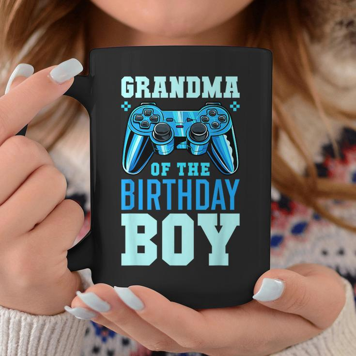 Grandma Of The Birthday Boy Matching Video Gamer Birthday Coffee Mug Funny Gifts
