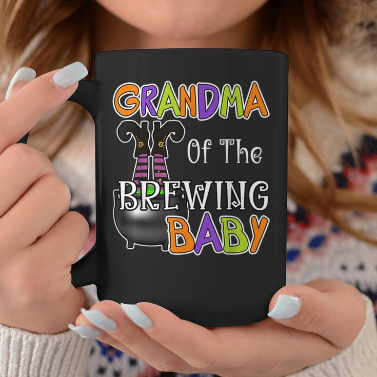 Grandma Of Brewing Baby Halloween Theme Baby Shower Spooky Coffee Mug Unique Gifts