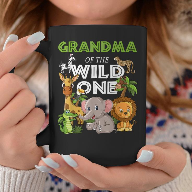 Grandma Of The Wild One Zoo Birthday 1St Safari Jungle Coffee Mug Unique Gifts