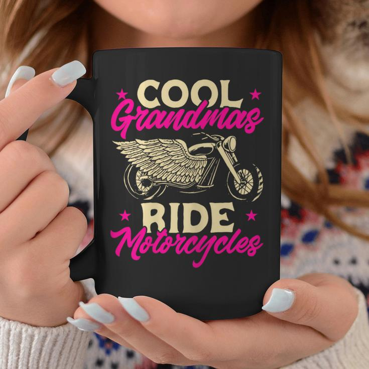 Grandmas Ride Motorcycles Biker Granny Coffee Mug Unique Gifts