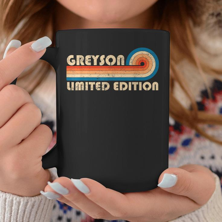 Greyson Name Personalized Funny Retro Vintage Birthday Coffee Mug Personalized Gifts