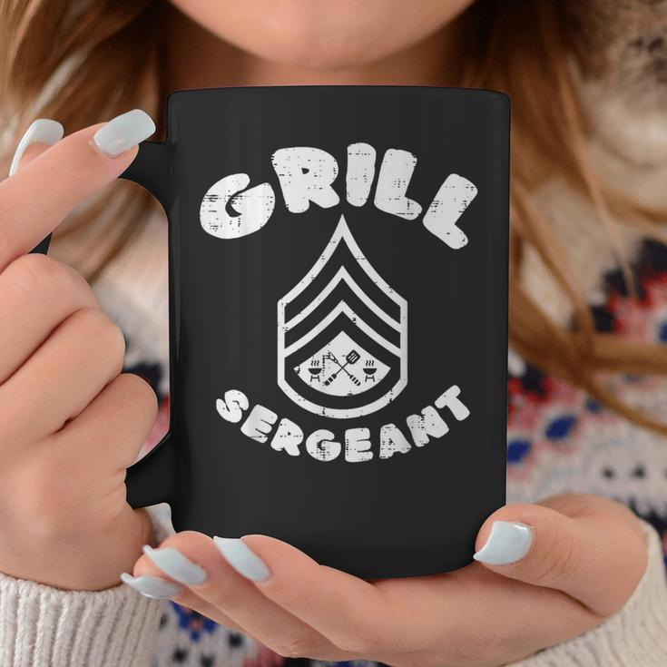 Grill Sergeant Bbq Barbecue Meat Lover Dad Boys Coffee Mug Unique Gifts