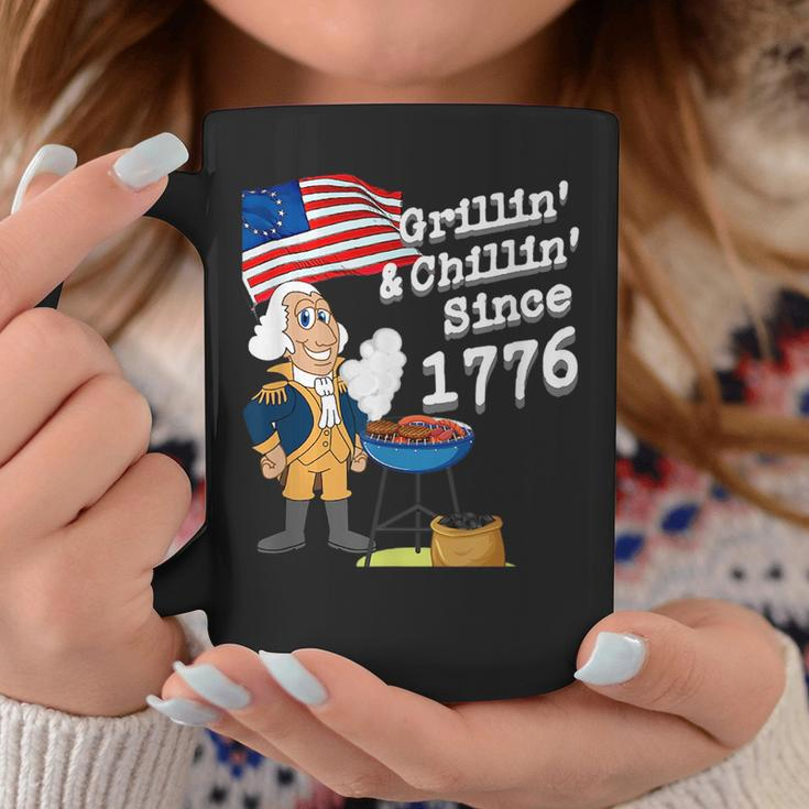 Grillin & Chillin Since 1776 4Th Of July Coffee Mug Unique Gifts