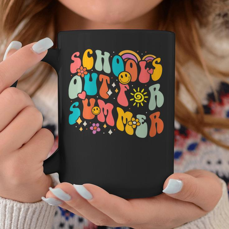 Groovy Last Day Of School Schools Out For Summer Teacher Coffee Mug Unique Gifts