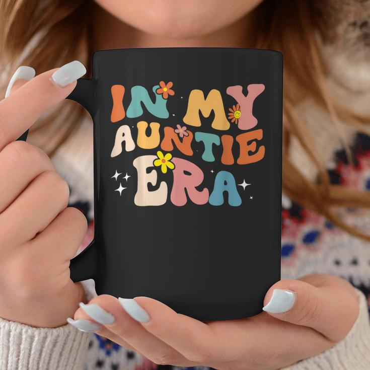 Groovy Retro In My Auntie Era Cool For Aunts Coffee Mug Unique Gifts